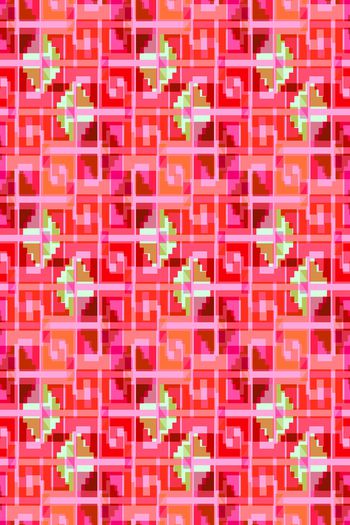 786684-几何格子衫