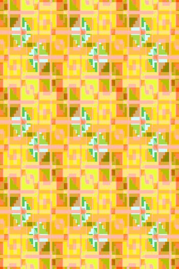 786726-几何格子衫