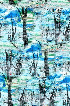 手绘印花华亿平台图片