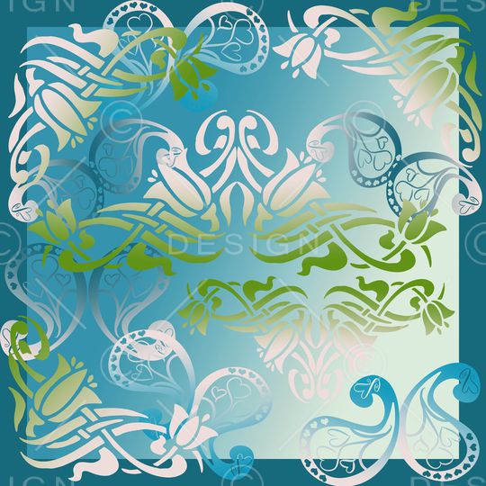 丝巾围巾秀场印花华亿平台图片