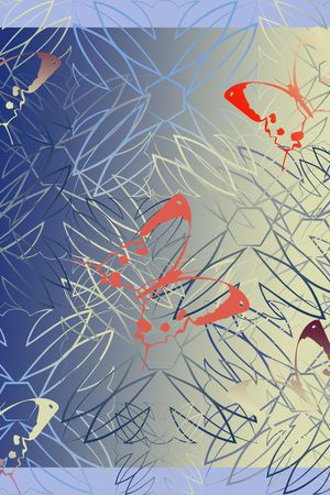 丝巾围巾秀场印花华亿平台图片