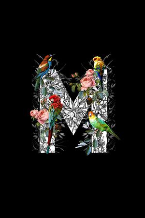 花鸟印花华亿平台图片