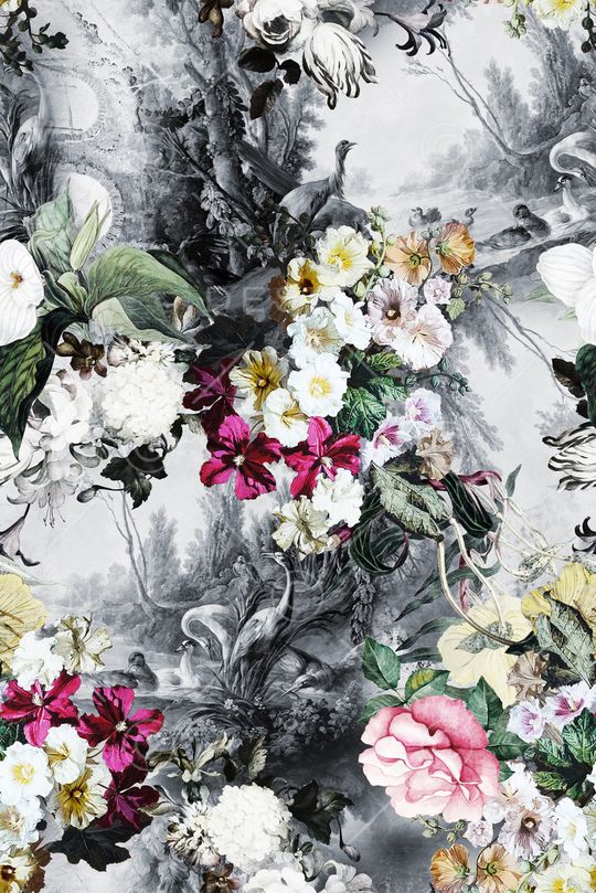 复古印花华亿平台图片