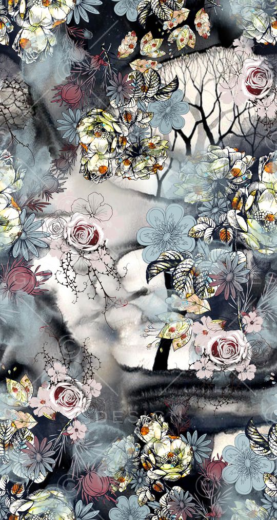 花朵印花华亿平台图片