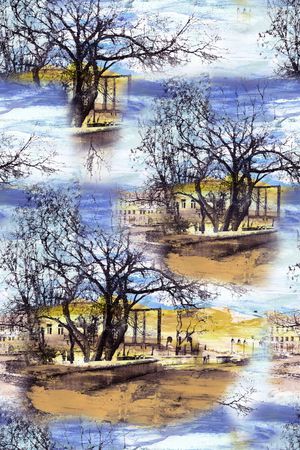 抽象印花华亿平台图片