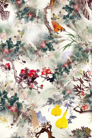 国画印花华亿平台图片