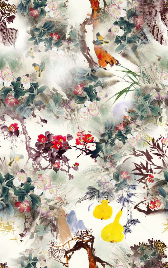 国画印花华亿平台图片