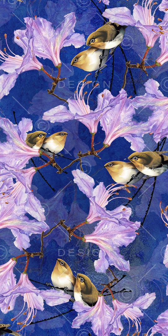 水仙花印花华亿平台图片