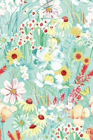 乱花印花华亿平台图片