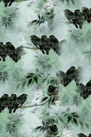 鸟印花华亿平台图片