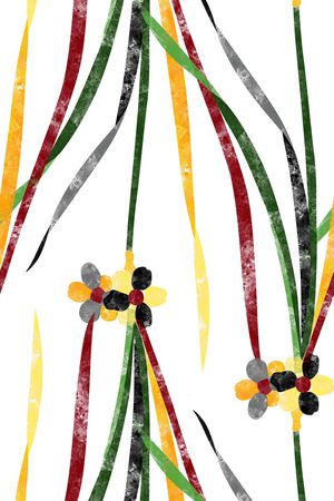 笔触印花华亿平台图片