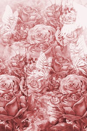 中国风印花华亿平台图片