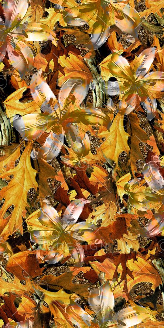 树枝印花华亿平台图片