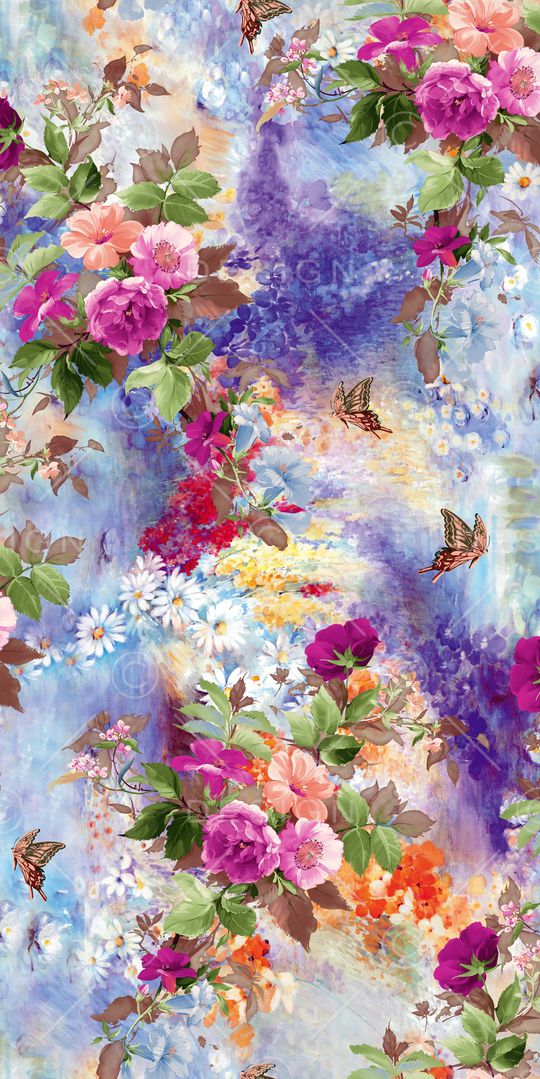 牡丹印花华亿平台图片