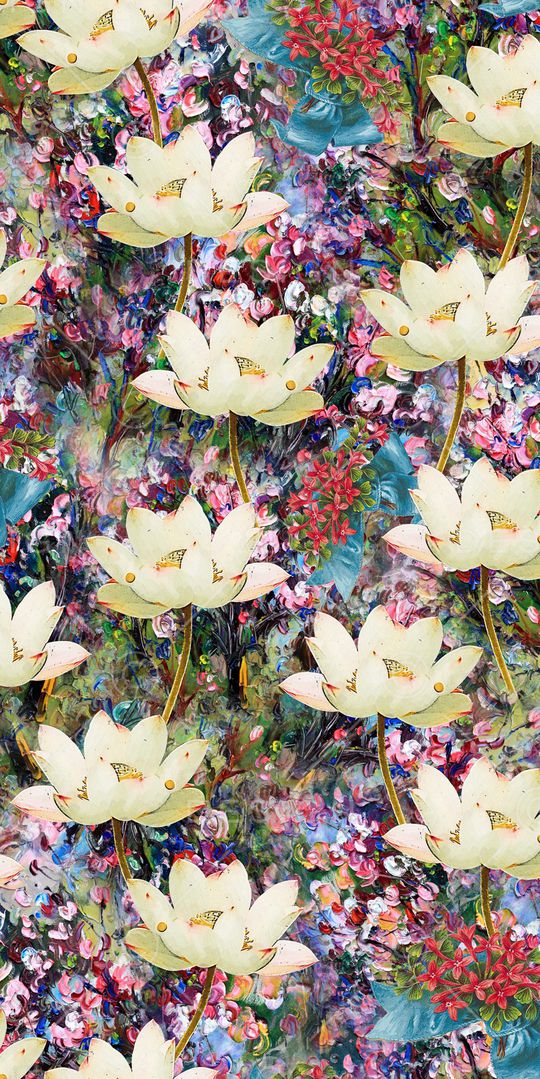 曼陀罗印花华亿平台图片