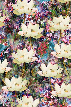 曼陀罗印花华亿平台图片