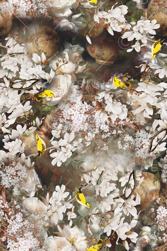 玉兰印花华亿平台图片