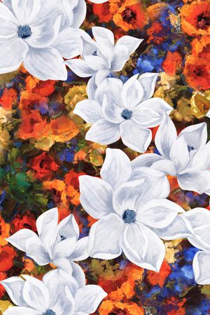 乱花印花华亿平台图片