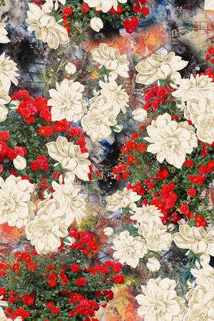 乱花印花华亿平台图片