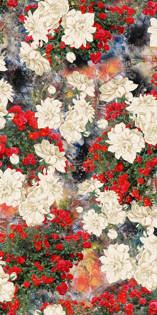 乱花印花华亿平台图片