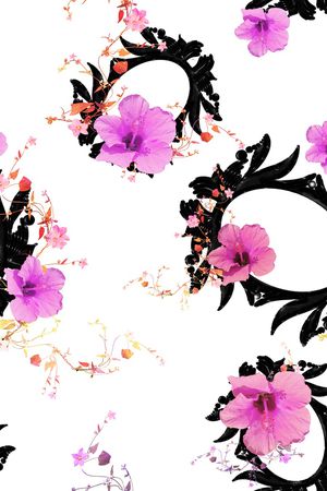 花朵印花华亿平台图片