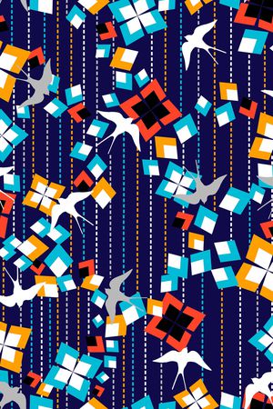 几何印花华亿平台图片