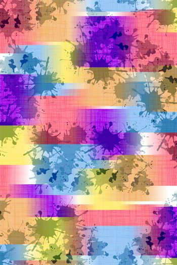 炫丽色彩印花华亿平台图片