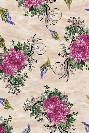 玫瑰印花华亿平台图片