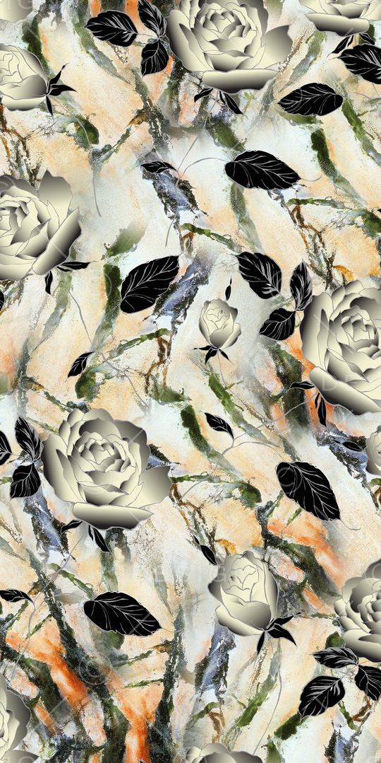 玫瑰印花华亿平台图片