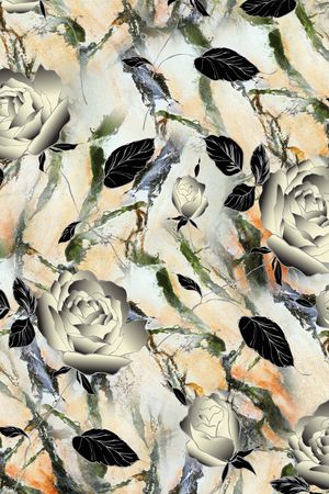 玫瑰印花华亿平台图片