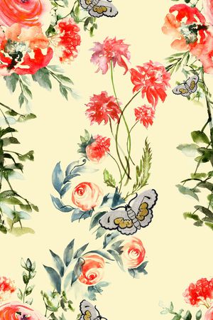 复古印花华亿平台图片