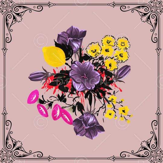 方巾印花华亿平台图片