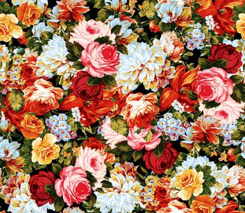 玫瑰印花华亿平台图片