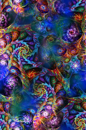 抽象印花华亿平台图片