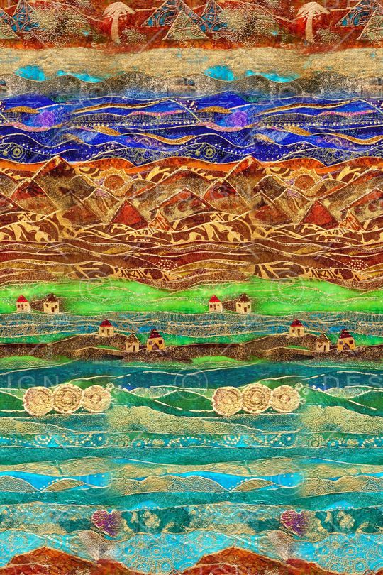 抽象印花华亿平台图片