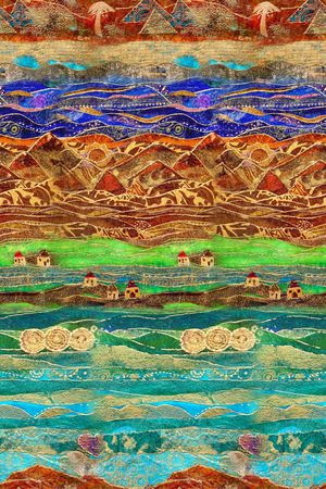 抽象印花华亿平台图片