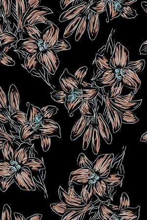 笔触印花华亿平台图片