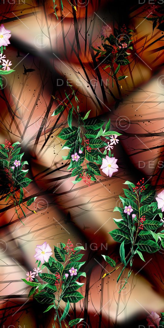 乱花印花华亿平台图片