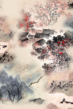 风景印花华亿平台图片