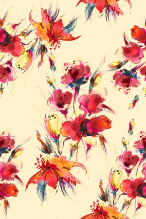 手绘印花华亿平台图片