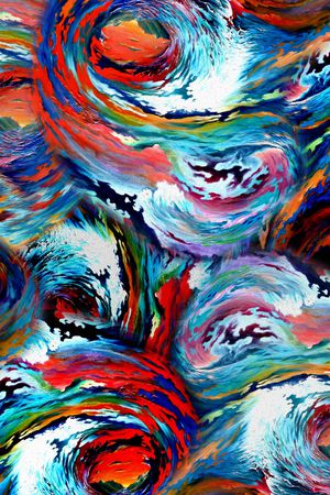 抽象印花华亿平台图片