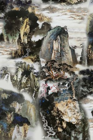 山水印花华亿平台图片