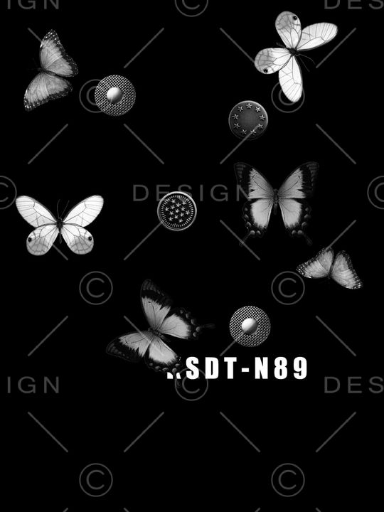 蝴蝶印花华亿平台图片