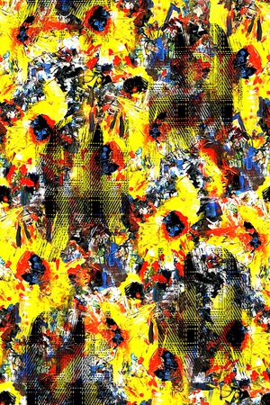 抽象纹理花印花华亿平台图片