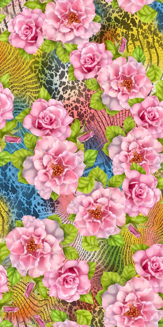 牵牛花印花华亿平台图片