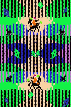 手绘印花华亿平台图片