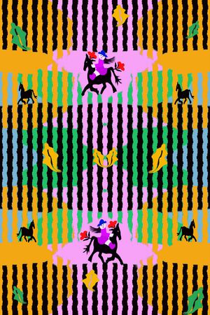 手绘印花华亿平台图片