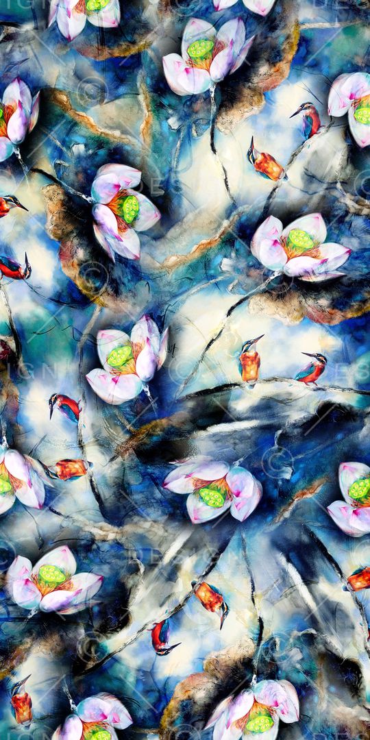 鸟印花华亿平台图片