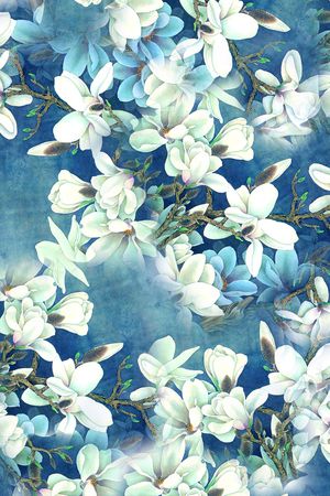 手绘印花华亿平台图片