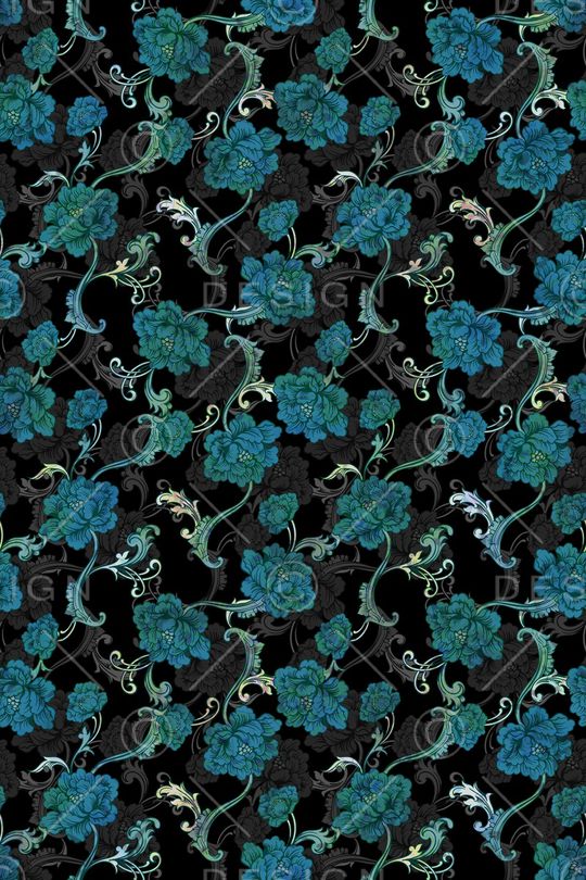 卷草印花华亿平台图片